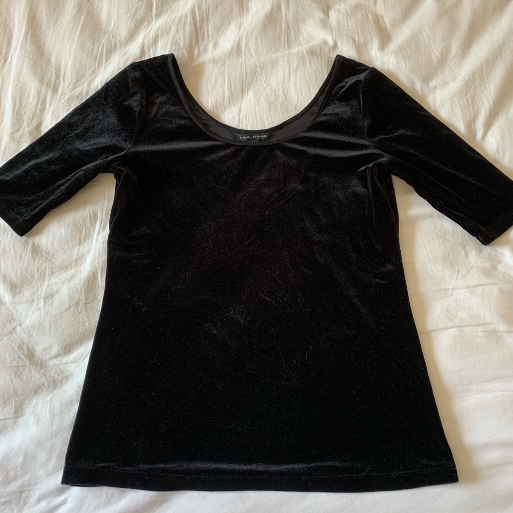 Black Velvet Banana Republic Top